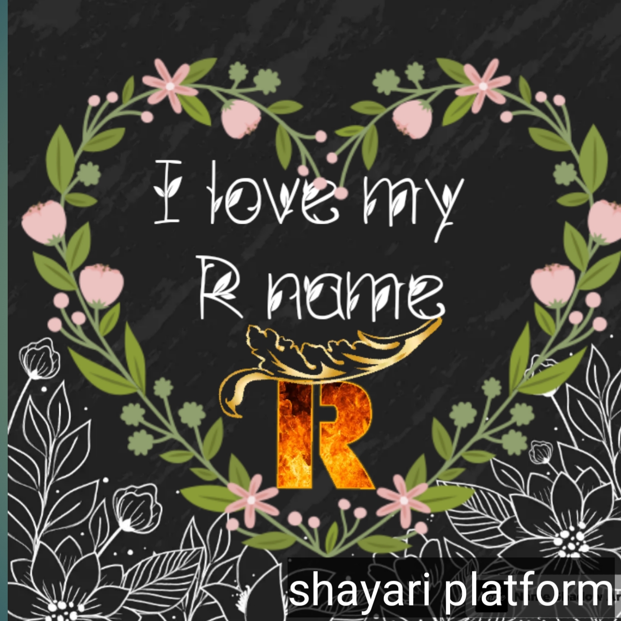 i love my r name for love