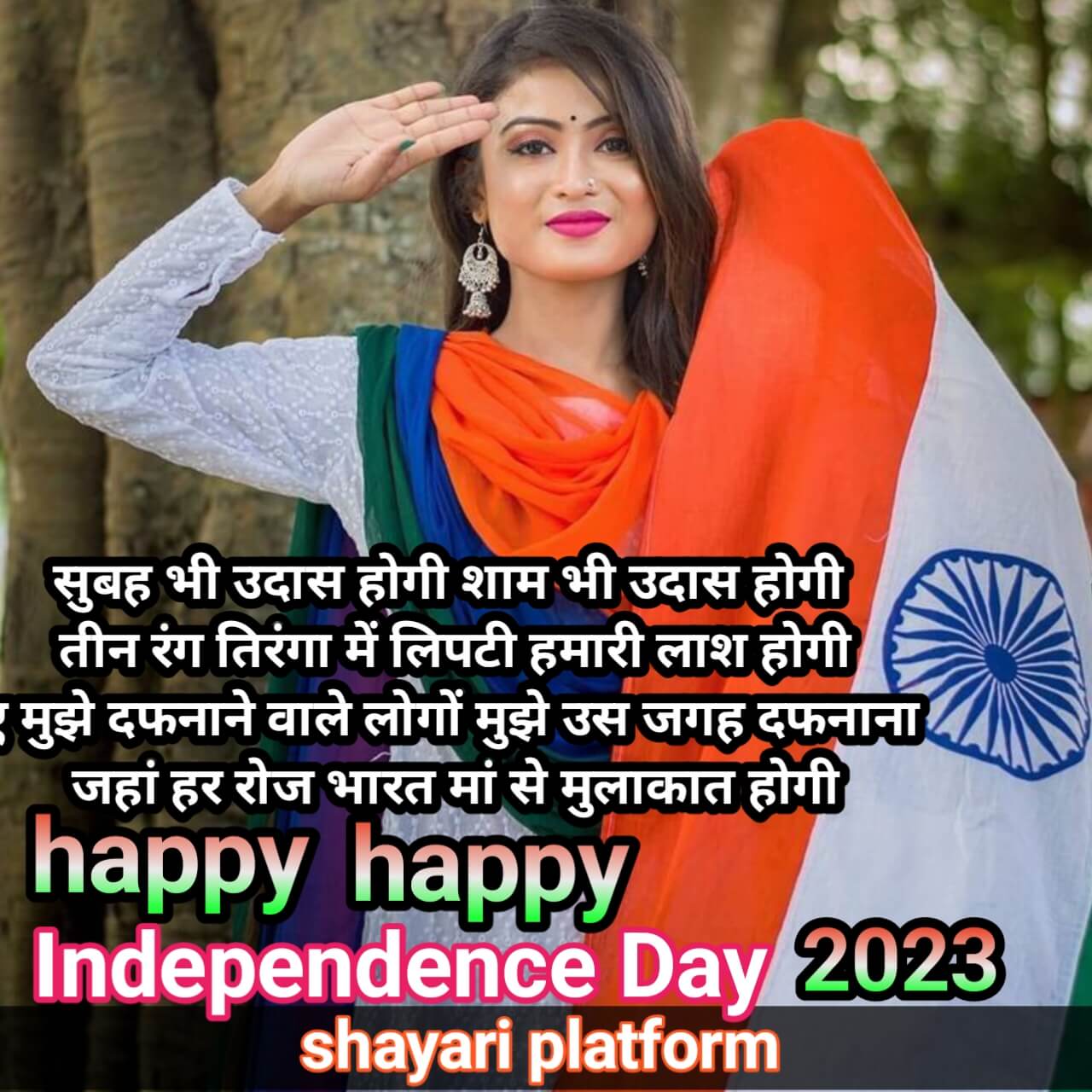 Happy Independence Day shayari & status