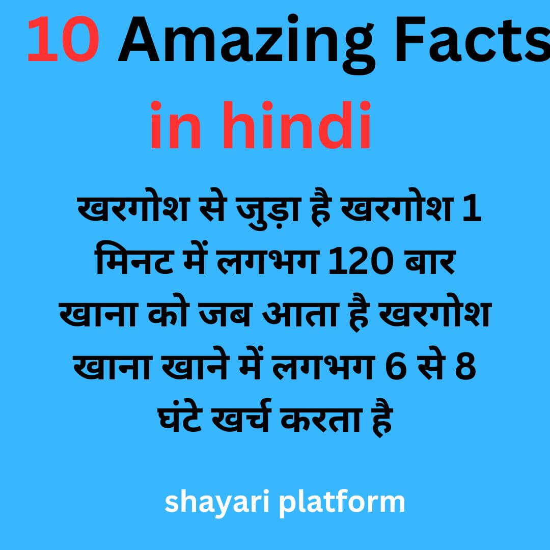 10 Amazing Facts in hindi !! best hindi facts in hindi