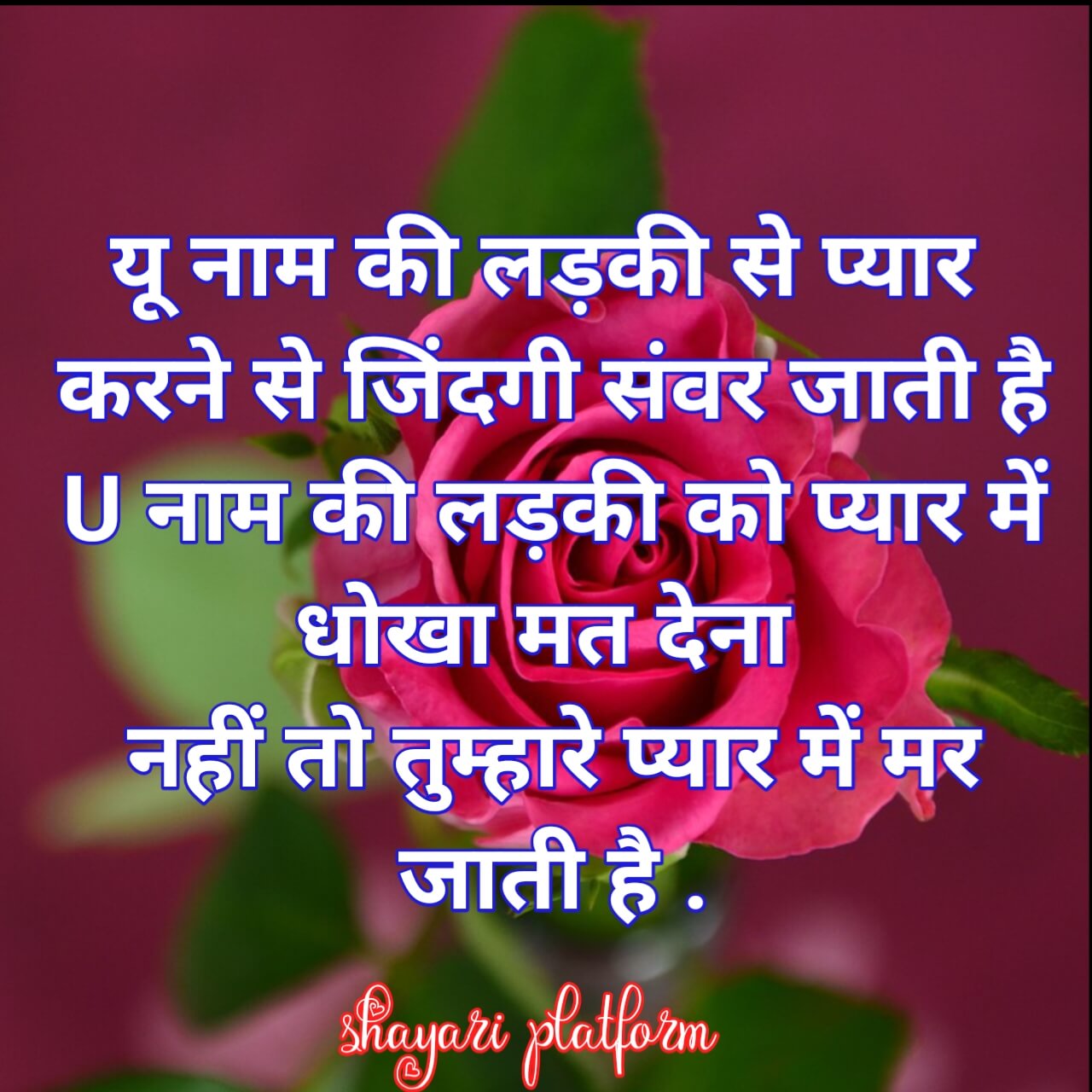 Usha name par shayari shayari platform 